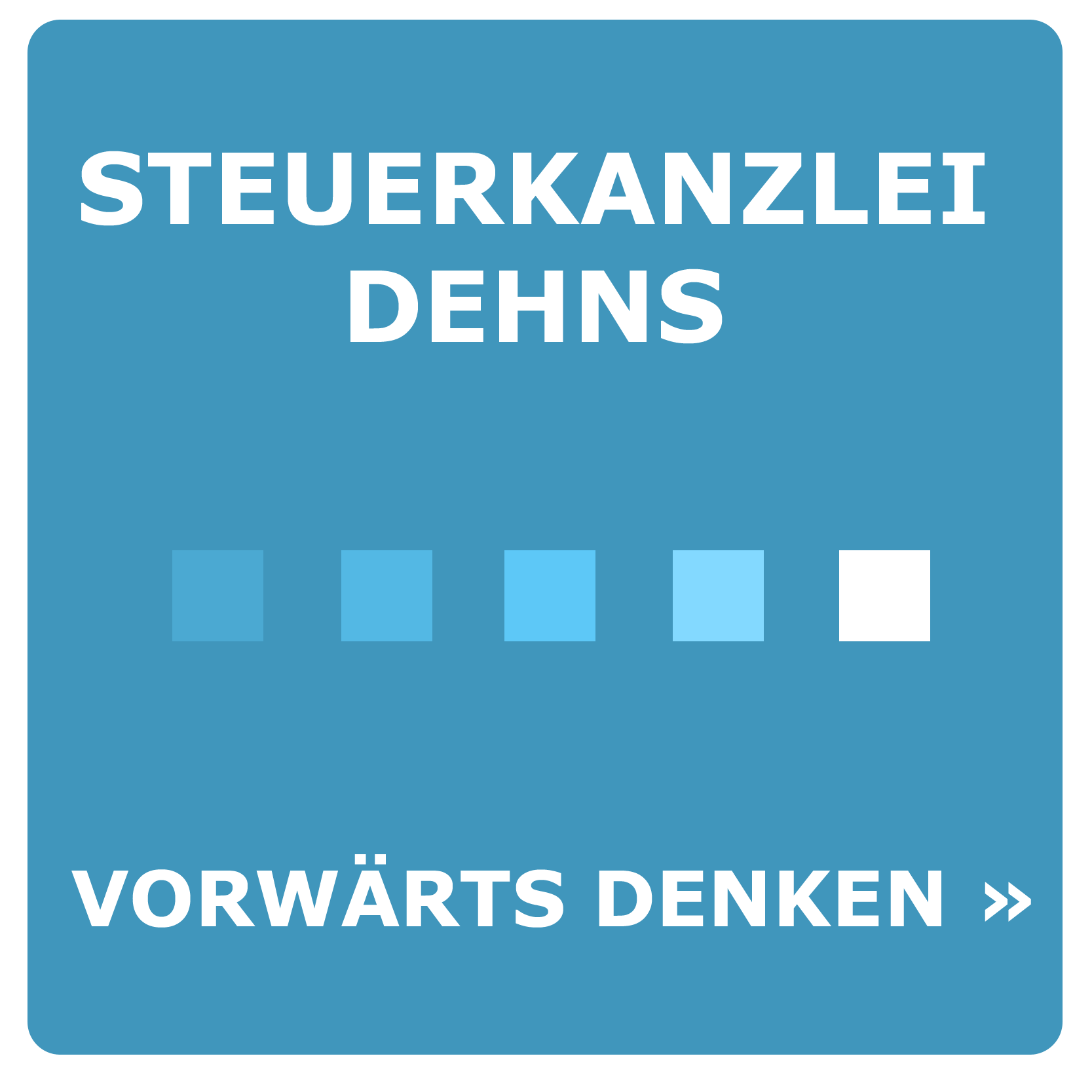 Das Logo der Steuerkanzlei und Hausverwaltung Dehns.
